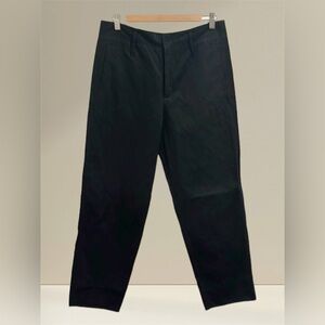 Forte Forte High Rise Crop Chino Black Pants